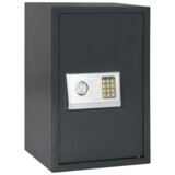 vidaXL Elektronska digitalna sejf z omarico Temno siva 40x35x60 cm Jeklo | Shoptok.si