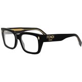 Fendi Roma Black Square Eyeglasses - ONE SIZE (52) Cijene