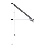Tenda na ručno uvlačenje 400 cm plavo-bijela prugasta | shoptok.hr