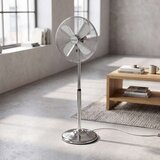 EUROLAMP S.A. Stojeći ventilator, 40 cm, 50W, inox | Eponuda.com