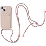 INORCO Zaščitna torbica za iPhone 14 Case Tekoči silikonski ovitek za telefon proti padcu z režo za kartice, trak, (22036340) Cene