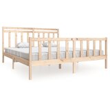  Okvir za krevet od masivnog drva 180x200 cm veliki bračni | shoptok.hr