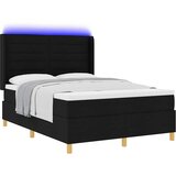  s opruga kutije s LED trakama Crna 160 x 200 cm tkanina | shoptok.hr