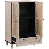  Highboard Bijelo 60 x 33 x 100 cm masivno drvo manga | Eponuda.ba