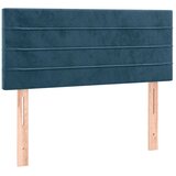  Uzglavlje tamnoplavo 80 x 5 x 78/88 cm baršunasto | shoptok.hr