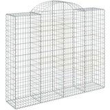  Lučne gabionske košare 8 kom 200x50x160/180cm pocinčano željezo | shoptok.hr