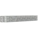  Povišena vrtna gredica od čelika 554x100x68 cm srebrna | Eponuda.com