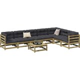  8-dijelni set vrtnih sofa s jastucima od impregnirane borovine Cijene
