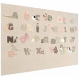  Plakat - Beige Alphabet 60x40 Bez okvira | shoptok.hr