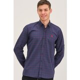 Dewberry G658 MEN'S SHIRT-BURGUNDY-LACİVERT Cijene