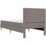  Krevetna konstrukcija Sivo-smeđa 90 x 200 cm Poliester | shoptok.hr