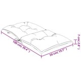  Jastuci za vrtne stolice 2 kom zeleni 100x50x7 cm od tkanine | shoptok.hr