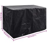  Navlaka za vrtni namještaj s 8 ušica 140 x 70 x 90 cm | shoptok.hr