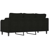 Trosjed od tkanine Crna 180 cm | shoptok.hr