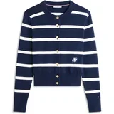 Ženski kardigan WW0WW49617, Teget-beli