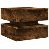 Ormarić za uzglavlje LED boja dimljenog hrasta 50x50x40 cm | shoptok.hr