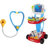  Set medicinskih rekvizita na kolicima - 17 elemenata | shoptok.hr