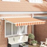 vidaXL retraktilna tenda morsko modra 350x200 cm | Shoptok.si