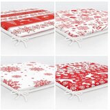 Mila Home Jastuci za sjedenje u setu 4 kom s božićnim motivom 40x40 cm Snowflakes – | shoptok.hr