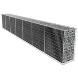 vidaXL gabionski zid s poklopcem od pocinčanog čelika 600x50x100 cm Cijene