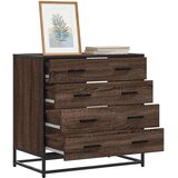 vidaXL Predalnik rjav hrast 70x41x70 cm inženirski les | Shoptok.si