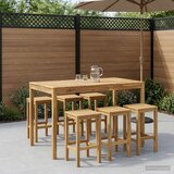  Stol za bar u vrtu Bijela 147 x 88,5 x 105 cm Cijene