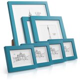 Casa Chic Chalcot, set od 7 okvira za slike, 3 veličine, pravokutni oblik, nosač, pravo drvo cijene