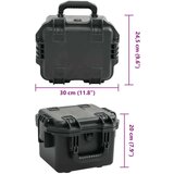 vidaXL Prijenosni kovčeg crni 30x24,5x20 cm od PP-a | shoptok.hr