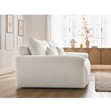 Bobochic Paris Bela sedežna garnitura iz šenilje 264 cm Ivane – | Shoptok.si