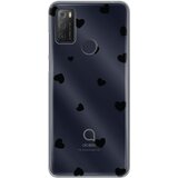 Telempire silikonska maska print skin za alcatel 1S 2021/3L 2021/A1 alpha 21 hearts providna Cene