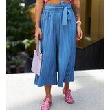Gemre Blue wide pleated trousers Longo | shoptok.hr
