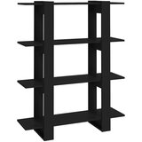 Furnova Knjižna omara/pregrada črna 100x30x123,5 cm, (21932323) | Shoptok.si