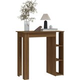 vidaXL Barski stol s policom boja hrasta 102x50x103,5 cm od iverice | shoptok.hr