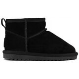 Colors of California Short winter boot in suede Crna Cijene