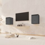 vidaXL Zidni ormarići 2 kom sivi 30 x 30 x 40 cm od masivne borovine Cijene