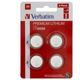 Baterija Verbatim CR2025 lithium baterija 3V 4PACK 49532 ( CR2025V4/Z ) cene