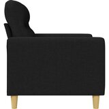  Dvosjed od tkanine crni 140 cm | shoptok.hr