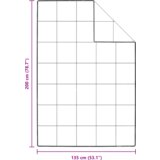 vidaXL Poplun 2 pcs Bijela 135 x 200 cm Paperje | shoptok.hr