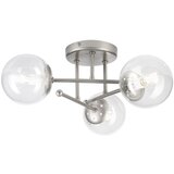  Plafonski luster MALENA 3xE14/5W/230V mat hrom/proziran | Eponuda.com
