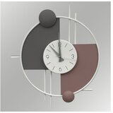 WALLXPERT dekorativni metalni zidni sat miskin 1 multicolor | ePonuda.com
