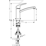  Armatura enoročna Focus E2 160 31804000 | Shoptok.si