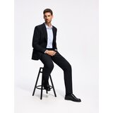Reserved Slim fit hlače od odijela - mornarsko plava | shoptok.hr