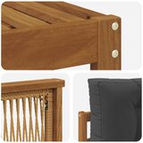  Set vanjskih sofa 4 kom. Prirodna i antracit | shoptok.hr