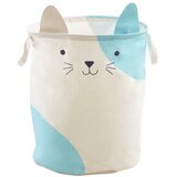 Premier Housewares Bela tekstilna otroška škatla za shranjevanje ø 40x48 cm Mimo Cat Face – Cene