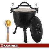 Kaminer emajlirani kotao od lijevanog željeza 8 l s poklopcem Slike