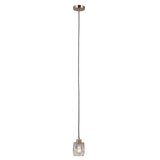  ITALUX PND-40813-1-HBR - Luster na sajli TORNO 1xE14/40W/230V u zlatnoj boji | Eponuda.com