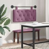  Držeće uzglavlje Zidne Ljubičasta 90 x 55 x 7 cm Baršun - Ljubičasta 80 cm bez LED | shoptok.hr
