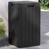  Zunanji koš za smeti antracit 38x38x65 cm PP | Shoptok.si