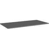 Police za knjige 8 kom visoki sjaj sive 80x30x1,5 cm od iverice | shoptok.hr