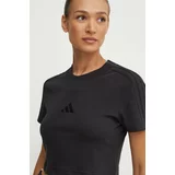 Adidas Bombažna kratka majica All SZN ženska, črna barva, JI9102